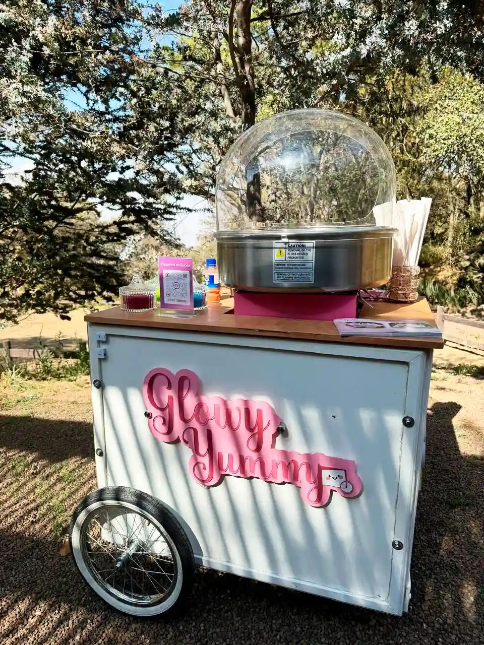 Renta de carrito de algodones de azucar para jardines y escuelas, Vazitos lokos