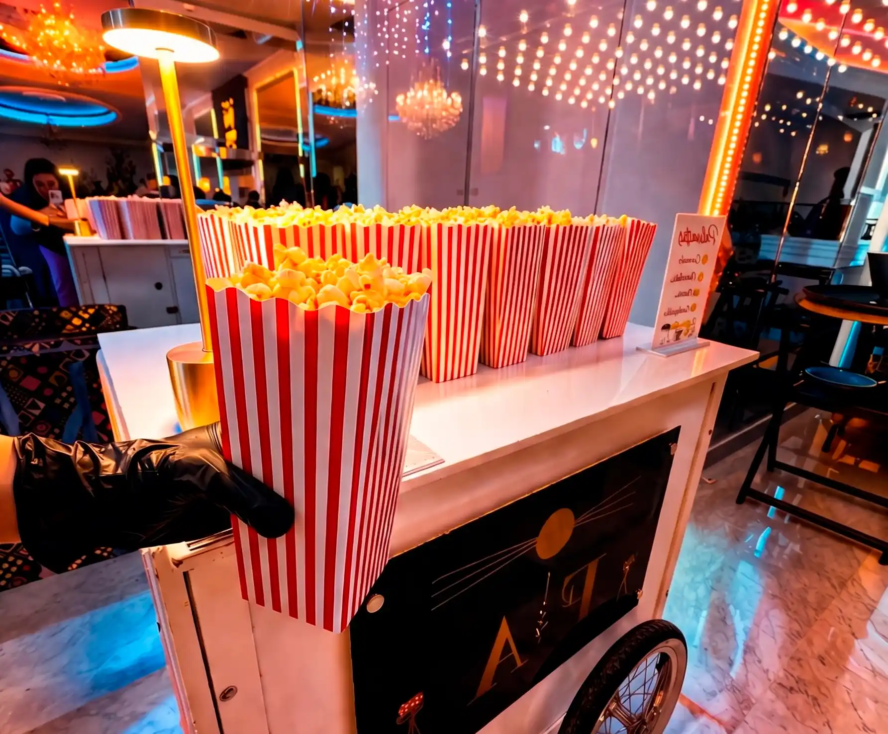 carrito de palomitas para eventos cdmx