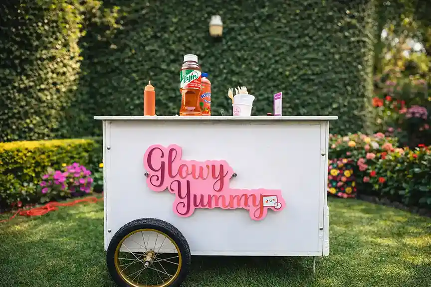 Carrito de snacks y dulces para eventos y fiestas en ciudad de mexico