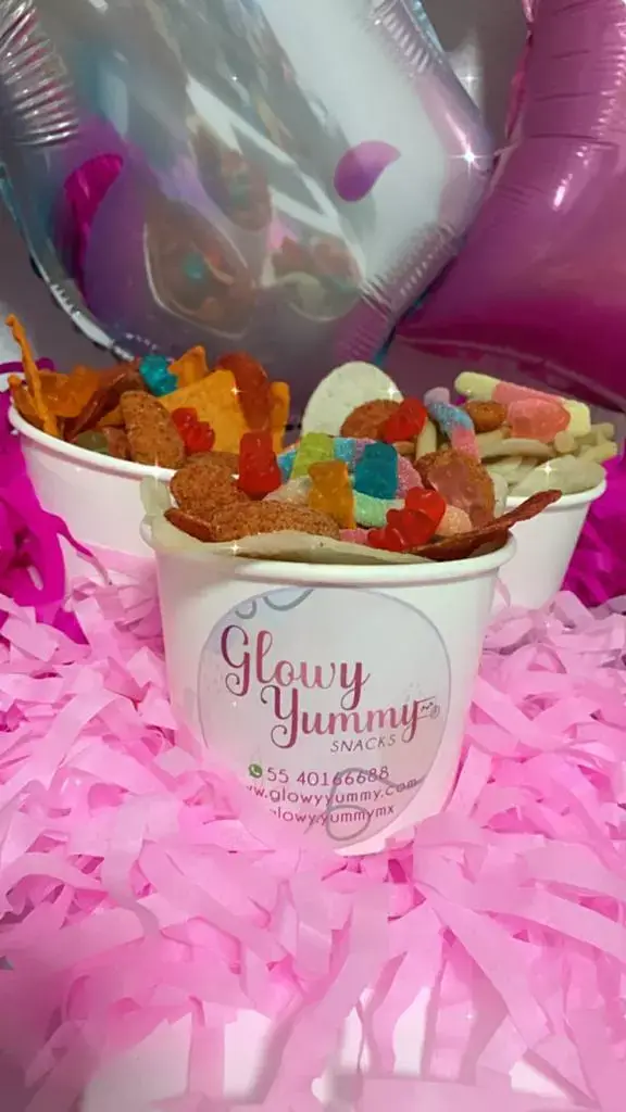 Glowy Yummy contratar carrito de snacks refill cumpleaños cdmx