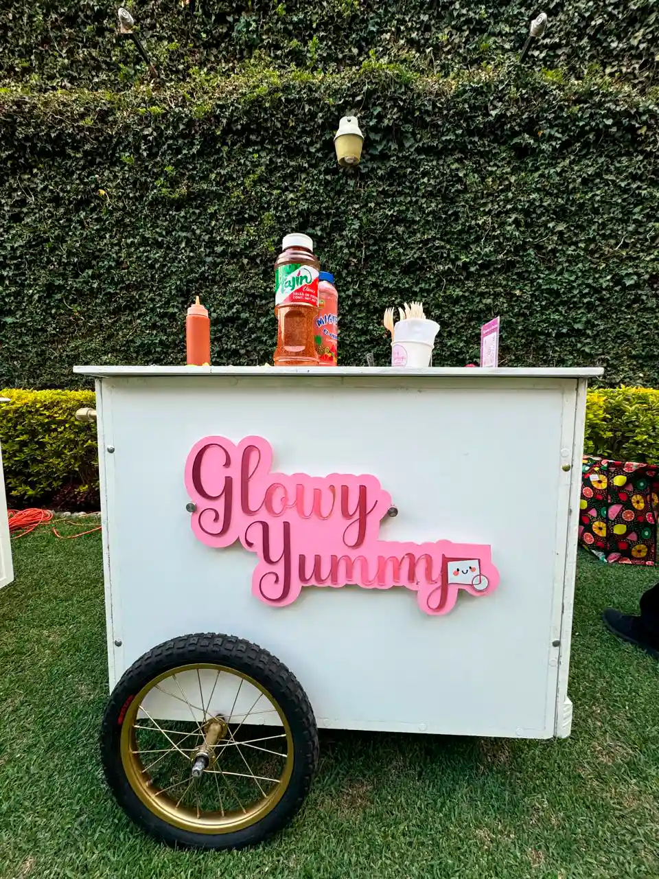 Renta de carrito de snacks dulces para jardines y parques