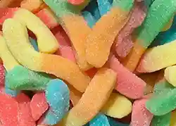 Gomitas Lombrices Neon Snacks dulces